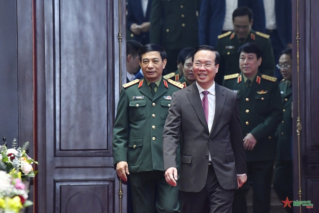 Chủ tịch nước: Thực hiện thành công đợt điều chỉnh lớn về tổ chức lực lượng Quân đội - 1 Chủ tịch nước: Thực hiện thành công đợt điều chỉnh lớn về tổ chức lực lượng Quân đội - 1