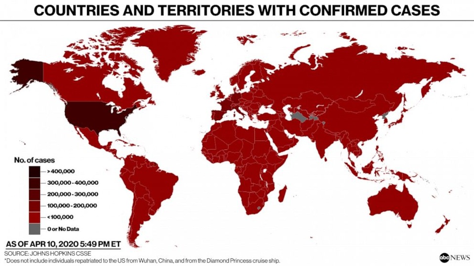 Hơn 100.000 người chết vì Covid-19 trên toàn thế giới - 2