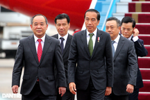 Tổng thống Indonesia bắt đầu chuyến thăm Việt Nam