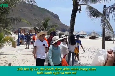 Bình Định: “Thiên đường biển Kỳ Co” hút khách dịp lễ 30/4 và 1/5