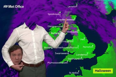 “Hoảng hồn” với bản tin thời tiết… kinh dị