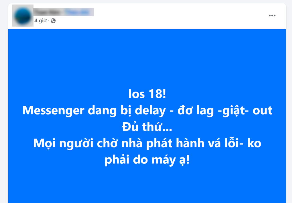 Người dùng Việt kêu trời vì iPhone gặp lỗi sau khi nâng cấp lên iOS 18.1 - 2