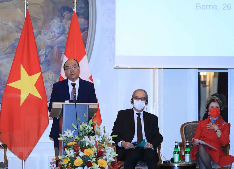 Tổng thống Thụy Sỹ: Không dưới 70 triệu Franc sắp được rót vào Việt Nam - 2 Tổng thống Thụy Sỹ: Không dưới 70 triệu Franc sắp được rót vào Việt Nam - 2