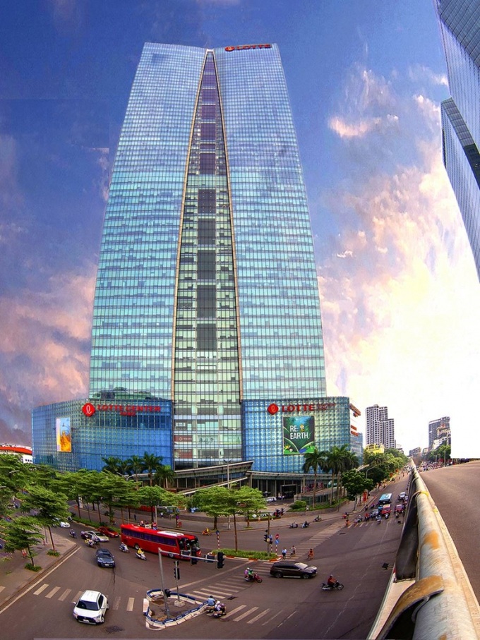 Tác phẩm Tòa nhà Lotte.