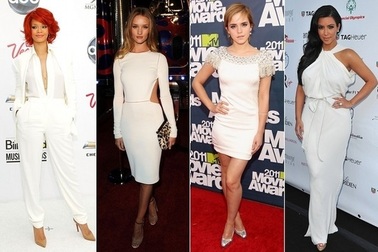 Người đẹp “đọ” vẻ thanh lịch với màu trắng