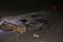 4 thiếu niên chết thảm sau cú va chạm kinh hoàng của 2 xe máy