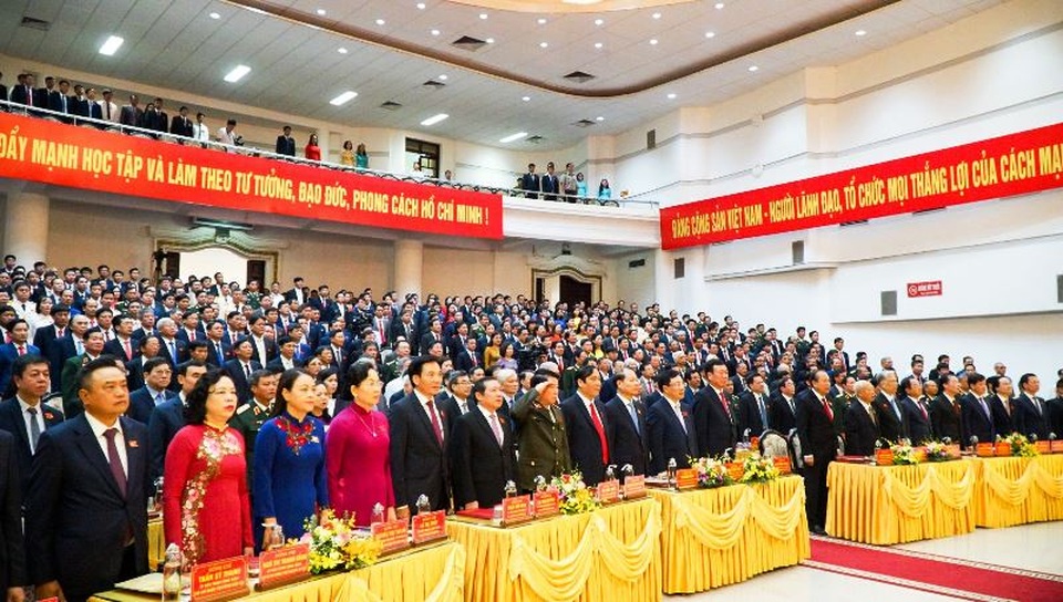 Khai mạc Đại hội Đại biểu Đảng bộ tỉnh Nam Định lần thứ XX - 3