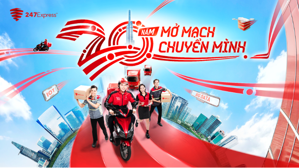 20 years of opening the transformation, 247Express launches a new look - 1 20 năm mở mạch chuyển mình, 247Express ra mắt diện mạo mới - 1