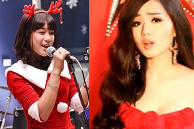 Tâm Tít, Chibi Hoàng Yến đáng yêu trong clip tặng fan dịp Noel