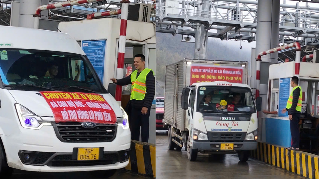 Tập đoàn Đèo Cả miễn phí đường bộ cho các đoàn xe cứu trợ - 1