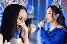 Hoa hậu Bảo Ngọc khóc nức nở khi nói về những ồn ào của Mai Phương