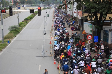 Rào đường Kim Mã phục vụ thi công ga ngầm đường sắt đô thị Hà Nội