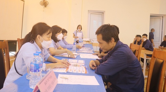 Tư vấn, hướng nghiệp học nghề, giới thiệu việc làm cho học viên Cơ sở Cai nghiện ma túy số 4 Hà Nội.