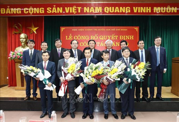 Ban Bí thư bổ nhiệm cán bộ tại Học viện Chính trị quốc gia Hồ Chí Minh - Ảnh 1.