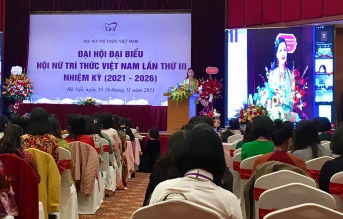 Đại hội đại biểu toàn quốc nhiệm kỳ III (2021 - 2026) của Hội Nữ trí thức Việt Nam diễn ra tại Hà Nội từ ngày 25- 26/11.