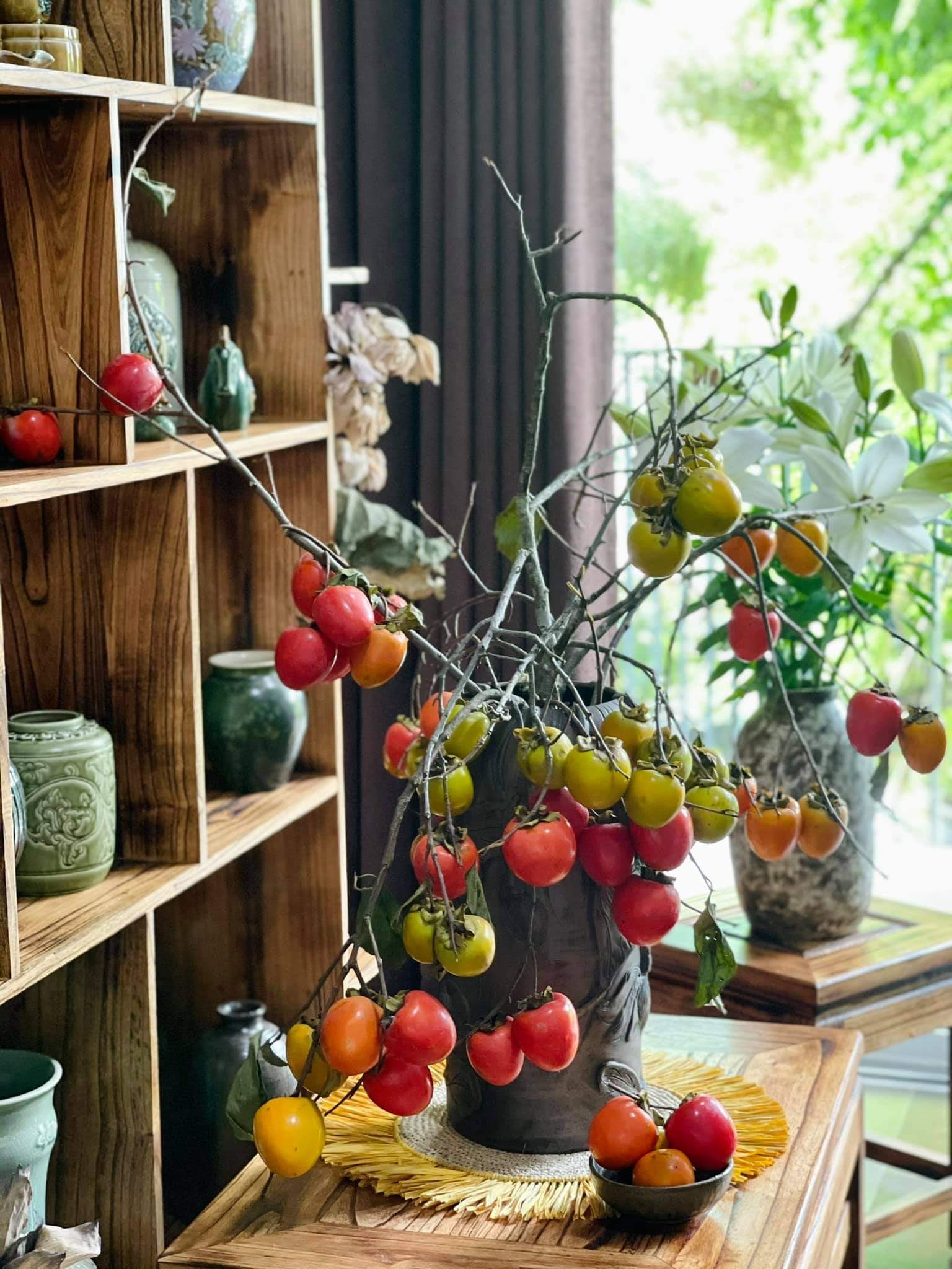 Rộ mốt săn cành hồng quả về cắm trang trí cận kề dịp Trung Thu - 4