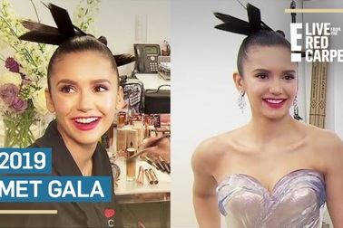 Nina Dobrev quyến rũ dự Met gala