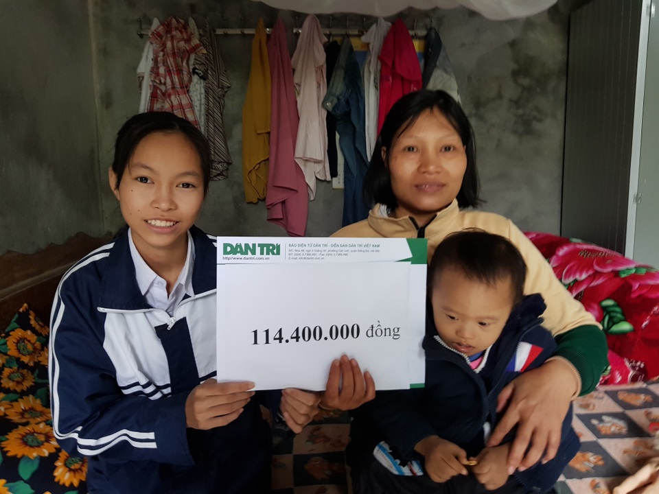 Bạn đọc Dân trí mang Tết về với bà mẹ đơn thân ôm con bệnh tật - 3 Bạn đọc Dân trí mang Tết về với bà mẹ đơn thân ôm con bệnh tật - 3