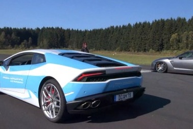 Lamborghini Huracan đua với Nissan GT-R độ 800 mã lực