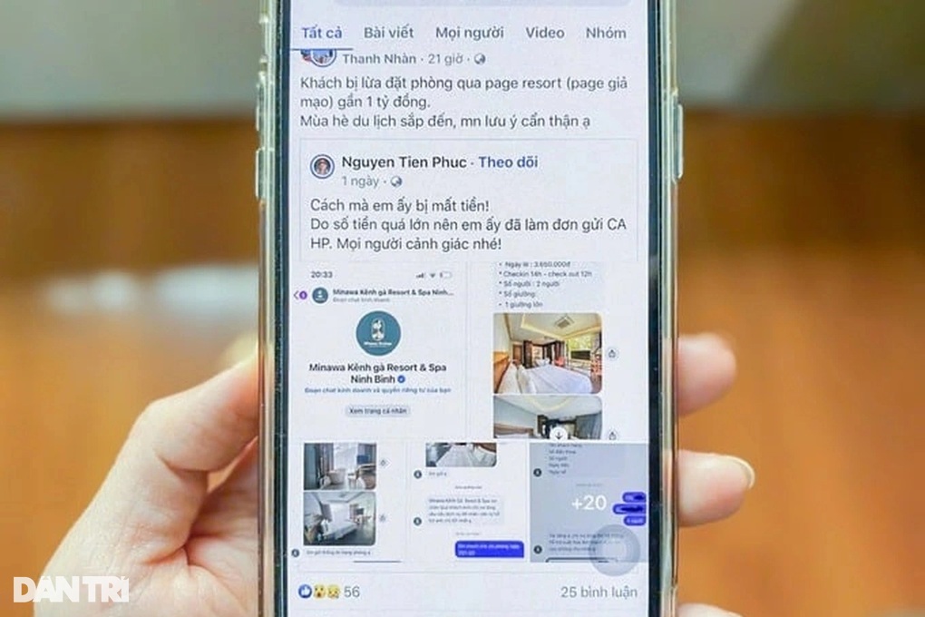 Công an Hải Phòng vào cuộc vụ khách đặt phòng qua mạng bị lừa hơn 1 tỷ đồng - 1 Công an Hải Phòng vào cuộc vụ khách đặt phòng qua mạng bị lừa hơn 1 tỷ đồng - 1