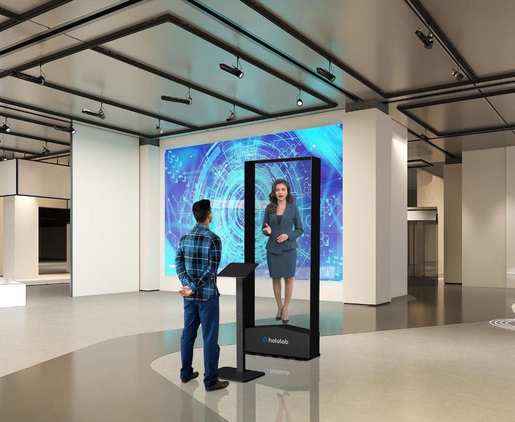 Hologram AI Assistant - Trợ lý ảo AI trên thiết bị hologram của Hololab - 2 Hologram AI Assistant - Trợ lý ảo AI trên thiết bị hologram của Hololab - 2