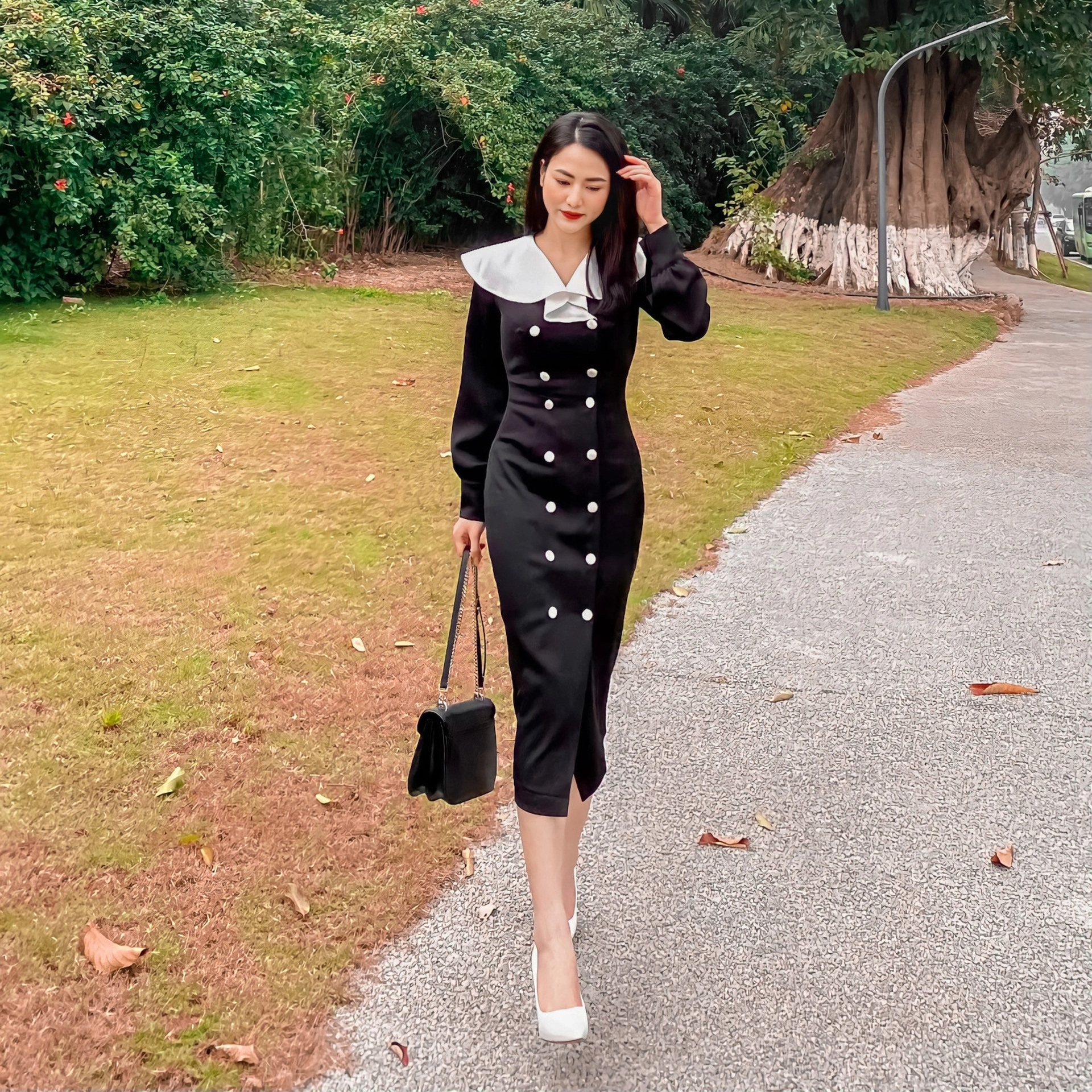 Việt Hoa U30: Nhan sắc xinh đẹp, phong cách thời trang thanh lịch - 15 Việt Hoa U30: Nhan sắc xinh đẹp, phong cách thời trang thanh lịch - 15