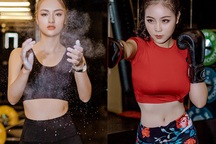 Vẻ đẹp hình thể của top 12 "Duyên dáng Ngoại thương 2019" trong trang phục thể thao