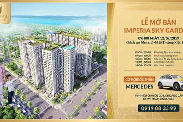 Dự án Imperia Sky Garden “gây sốc” với chương trình mua nhà tặng Mercedes sang trọng
