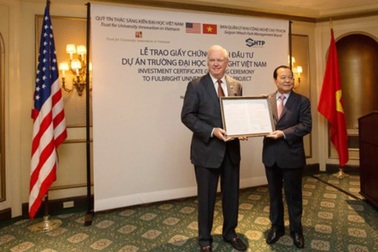 Cấp giấy phép thành lập Đại học Fulbright