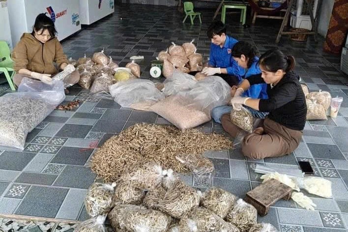 Người miền Trung gói bánh chưng, gom cá khô gửi ra vùng lũ miền Bắc - 4 Người miền Trung gói bánh chưng, gom cá khô gửi ra vùng lũ miền Bắc - 4