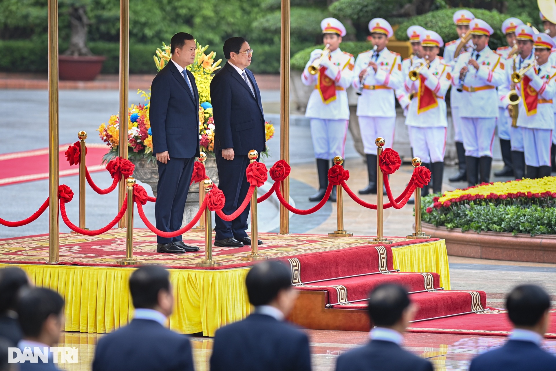 Thủ tướng Phạm Minh Chính chủ trì lễ đón Thủ tướng Campuchia thăm Việt Nam - 2 Thủ tướng Phạm Minh Chính chủ trì lễ đón Thủ tướng Campuchia thăm Việt Nam - 2