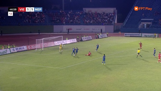 Đội tuyển Việt Nam giành chiến thắng 3-1 trước Nepal