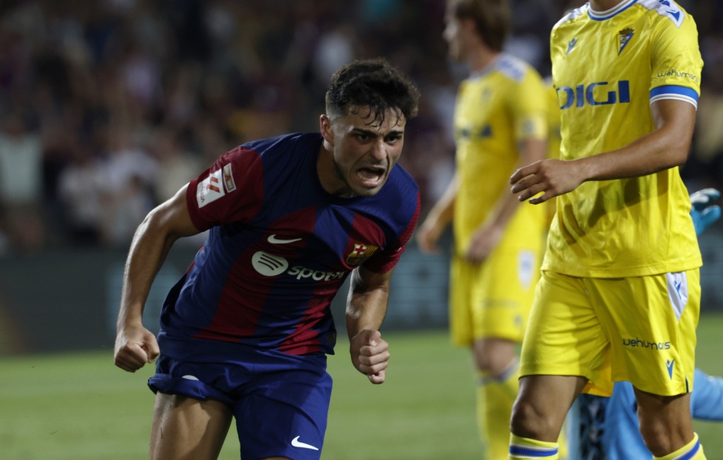 Barcelona thắng trận đầu La Liga nhờ 2 bàn thắng ở 8 phút cuối - 1 Barcelona thắng trận đầu La Liga nhờ 2 bàn thắng ở 8 phút cuối - 1