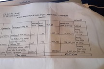 Thi công mương thủy lợi 27 triệu, khai khống... hơn 1 tỷ (!)