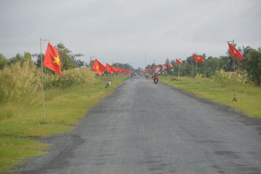 Sóc Trăng đưa vào sử dụng tuyến đường trục phát triển kinh tế gần 1.200 tỷ