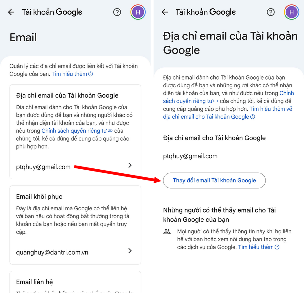 Hướng dẫn cách đổi địa chỉ hộp thư Gmail, vẫn giữ nguyên mọi dữ liệu - 3