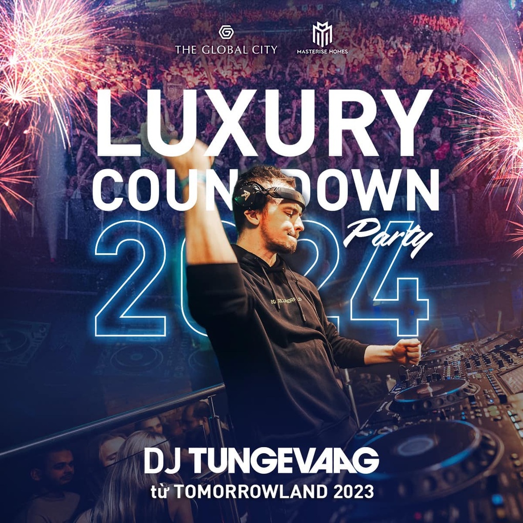 DJ Tungevaag tham dự countdown 2024 tại The Global City - 1 DJ Tungevaag tham dự countdown 2024 tại The Global City - 1