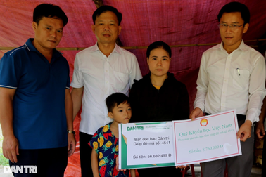 4 mẹ con bị cháy nhà được bạn đọc giúp đỡ hơn 213 triệu đồng