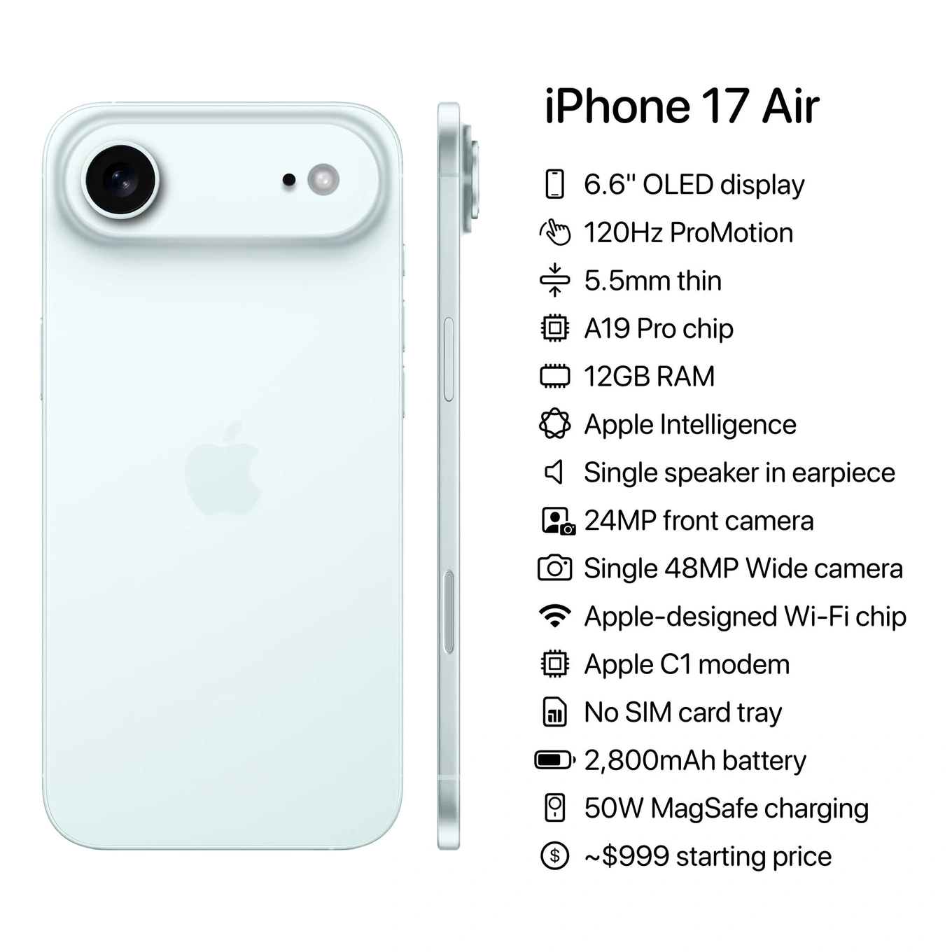 Lộ ảnh iPhone 17 Air đọ độ mỏng với Galaxy S25 Edge - 3