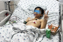 Bé 10 tuổi bị 20 con bò dẫm lên người, chuyển đến TPHCM cấp cứu