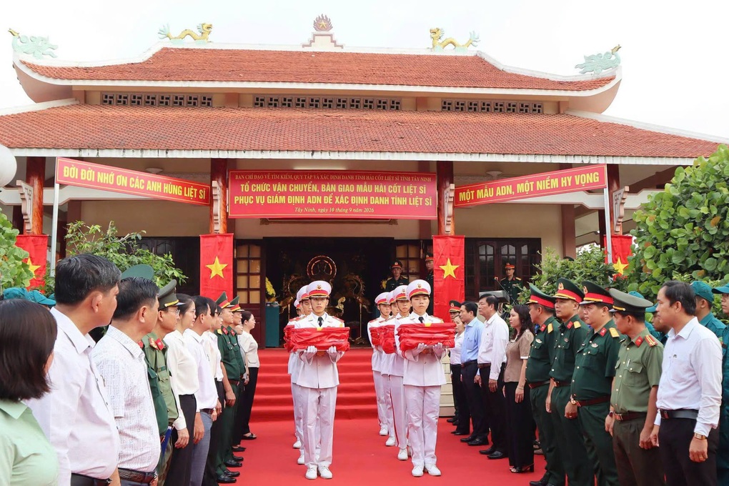 5.287 mẫu hài cốt liệt sĩ ở Tây Ninh được đưa đi giám định ADN - 2