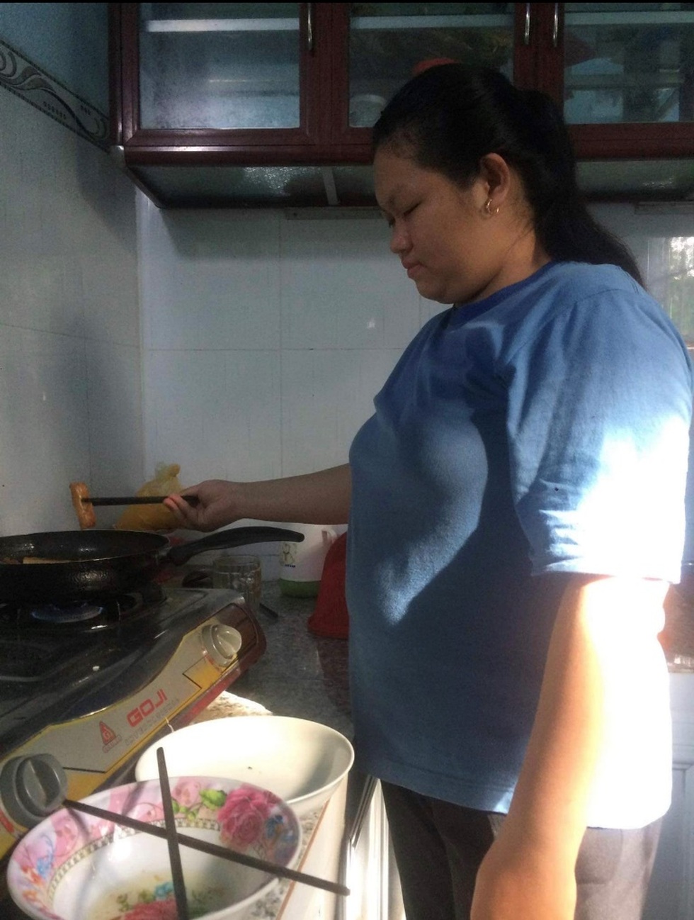 Cô gái giảm 34kg sau 10 tháng chỉ nhờ một chiếc đĩa - 1