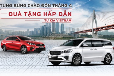 Kia tung ra nhiều quà tặng hấp dẫn trong tháng 4