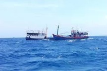 Tàu Hải cảnh Trung Quốc phun vòi rồng đuổi tàu cá Việt Nam tại Hoàng Sa