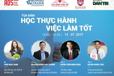 Chiều nay, tư vấn tuyển sinh: “Học thực hành - Việc làm tốt”