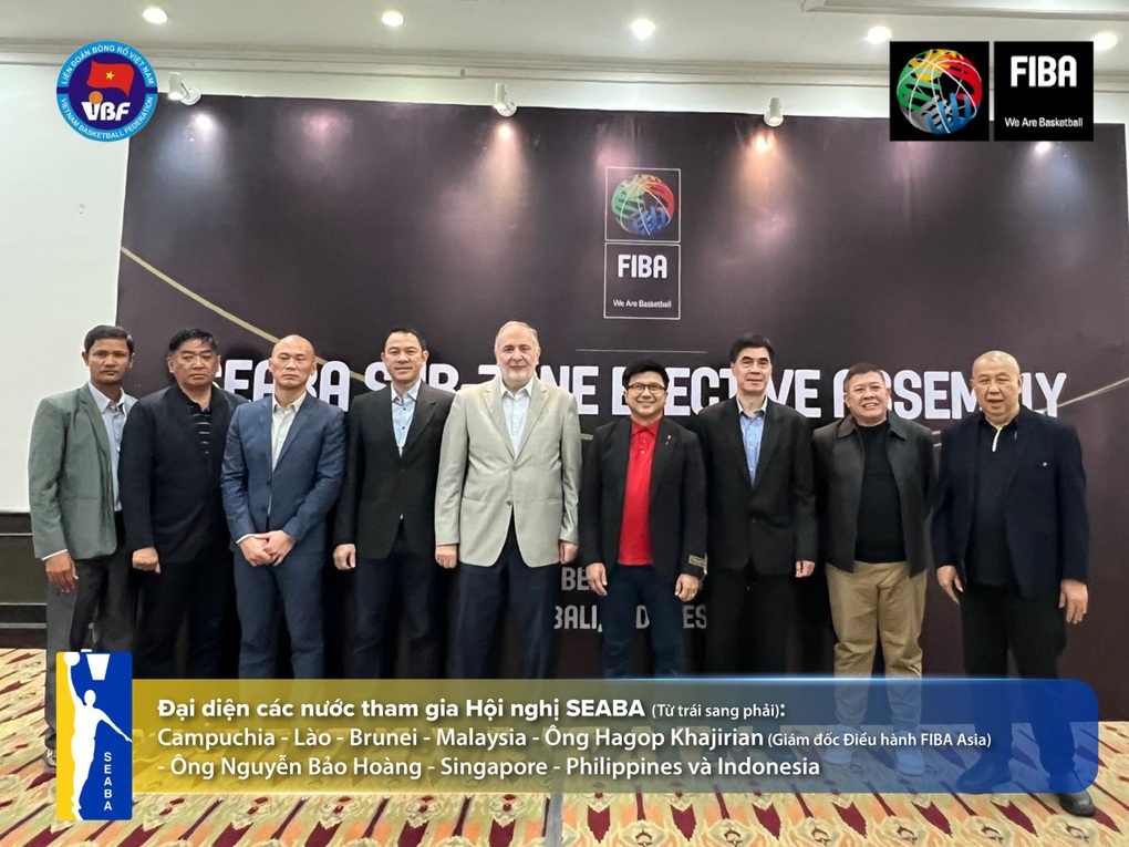 Đại diện Việt Nam trở thành Chủ tịch liên đoàn bóng rổ Đông Nam Á - 2