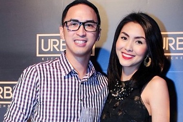 Tăng Thanh Hà trẻ đẹp bên chồng