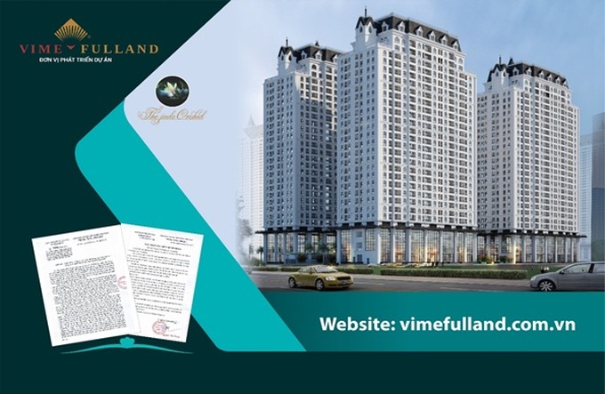 Tòa nhà chung cư cao tầng HH3 dự án The Jade Orchid mang thương hiệu Vimefulland