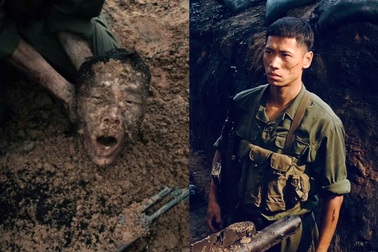 Hoàng Long vai Sen điên của "Mưa đỏ": Bí mật cảnh bị đất vùi lấp gây ám ảnh