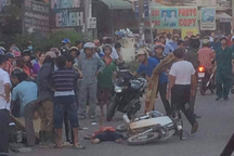 Xe ben mất lái tông chết thai phụ và con gái